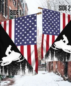 snowmobile flag american motor sledge ddh2980f 7556