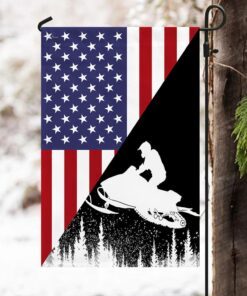 snowmobile flag american motor sledge ddh2980f 8132
