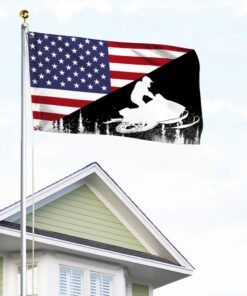snowmobile us grommet flag ddh2980gf 1480