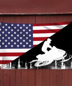 snowmobile us grommet flag ddh2980gf 1647
