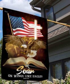 soar on wings like eagles flag tqn326f 1576