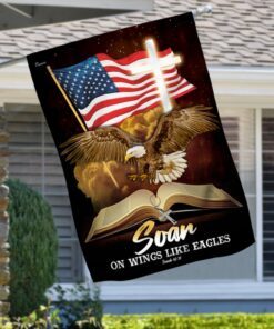 soar on wings like eagles flag tqn326f 6466