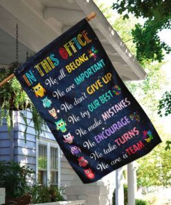 social worker we are a team flag 1309