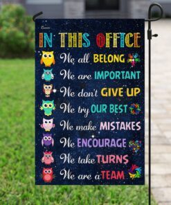 social worker we are a team flag 4548