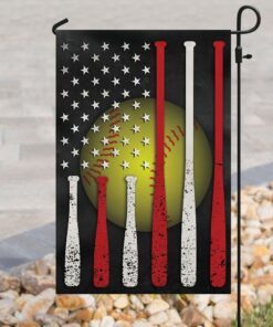 softball american flag 2961