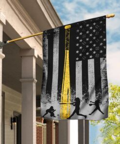 Softball American Flag