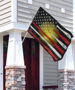 softball american flag 7480