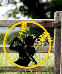 softball hanging metal sign love nnt132ms 2074