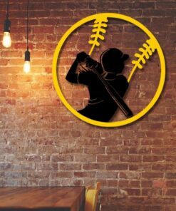 softball hanging metal sign love nnt132ms 4471