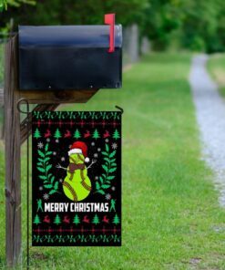 softball snowman merry christmas flag 8721