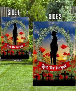 soldier anzac day rosemary wreath remembrance flag dhp3461f 1892