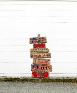 soldier custom wooden sign love what behind ntt125wd 2158