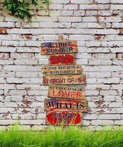 soldier custom wooden sign love what behind ntt125wd 6859