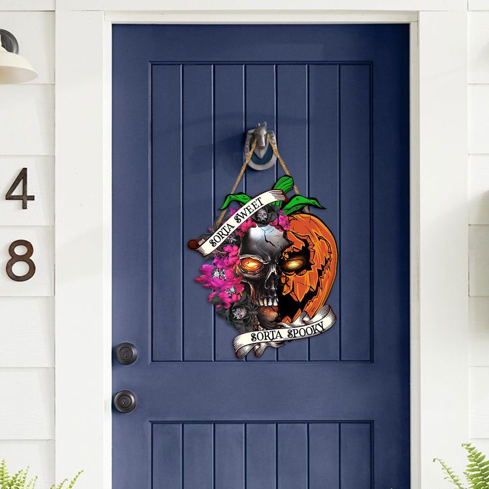 Sorta Sweet Sorta Spooky Halloween Wooden Sign BNN524WD - Image 2