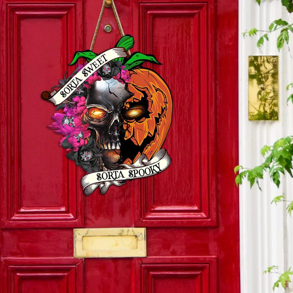 Sorta Sweet Sorta Spooky Halloween Wooden Sign BNN524WD - Image 4