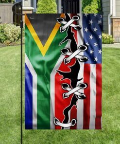 south african and american flag 6495