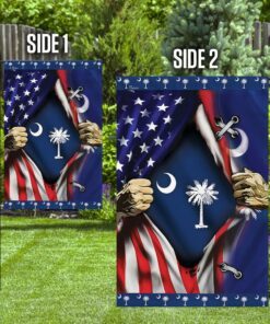 south carolina and american flag 3466