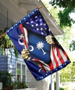 south carolina and american flag 6787