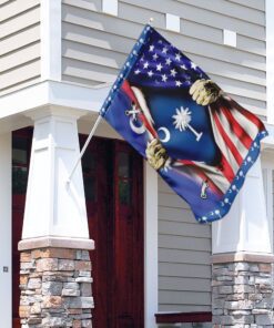 south carolina and american flag 6849