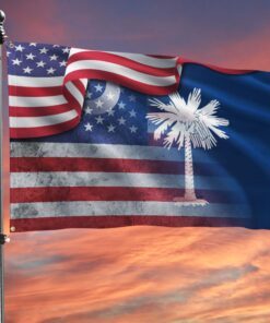 South Carolina And Old American Grommet Flag MLN1287GF