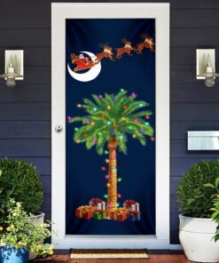 south carolina christmas door cover santa palmetto tree lnt749d 2882