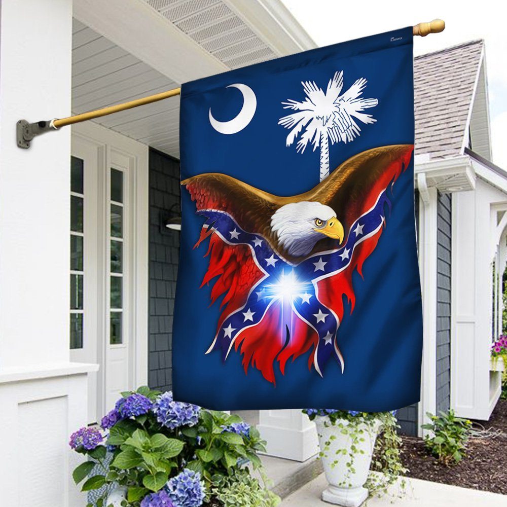 South Carolina Dixie Eagle Flag Confederate States Of America MLH2314F