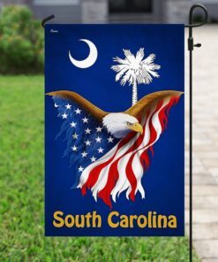 south carolina eagle flag 8006