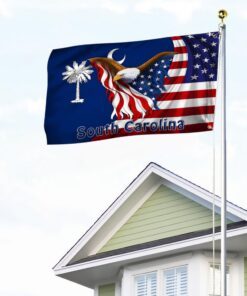 south carolina eagle grommet flag mlh1774gf 3132