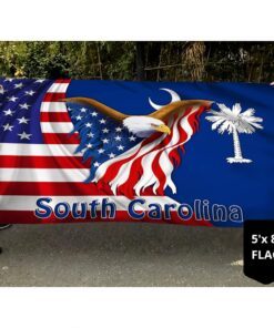 south carolina eagle grommet flag mlh1774gf 6768