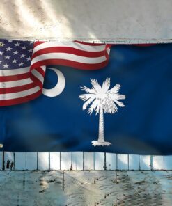 south carolina flag american south carolina grommet flag trv1683gfv14 4237