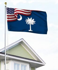 south carolina flag american south carolina grommet flag trv1683gfv14 7726