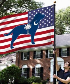 south carolina flag dog south carolina grommet flag qtr248gf 1926