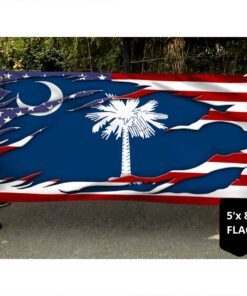 south carolina flag south carolina american grommet flag qtr217gf 1715