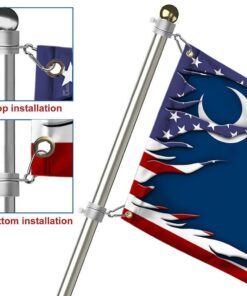 south carolina flag south carolina american grommet flag qtr217gf 7527