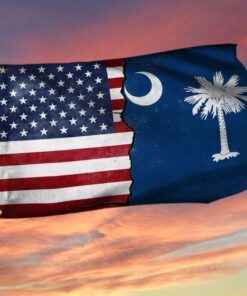 South Carolina Flag South Carolina American Grommet Flag QTR255GF