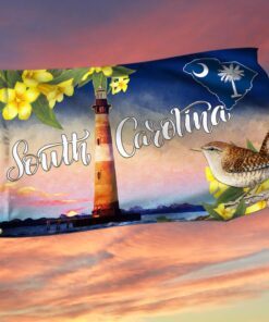 South Carolina Flag Yellow Jessamine Carolina LNT255GF
