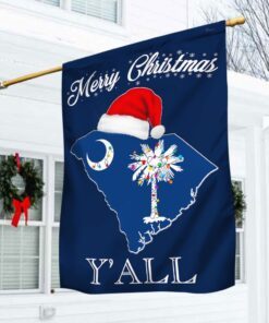 South Carolina Merry Christmas Flag MLN757F