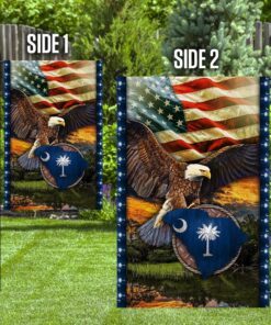 south carolina state american flag 7007
