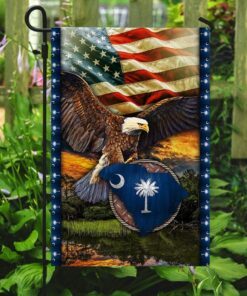 south carolina state american flag 8161