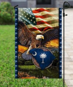 south carolina state american flag 8522