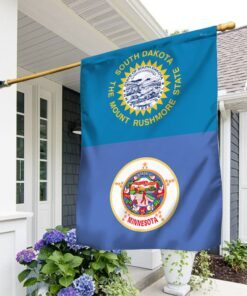 South Dakota And Minnesota Flag TQN1050F