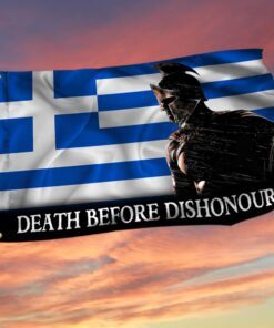 Spartan Flag Warrior Greece Flag TRL1386GF