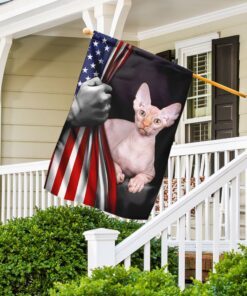 sphynx cat american u.s. flag trl1177f 7902