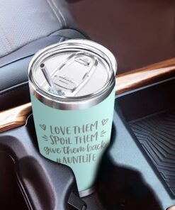 Spoiled Aunt Gift 20oz Tumbler Mint