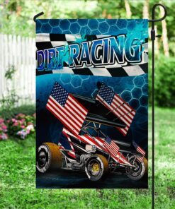 sprint car flag dirt racing ant202f 3814