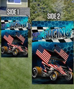 sprint car flag dirt racing ant202f 8016