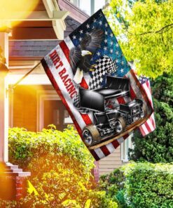 sprint car racing american flag thh3168f 1079