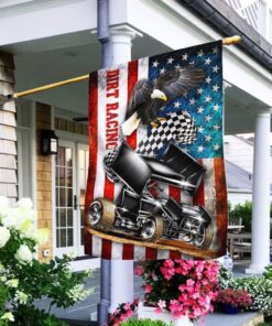 sprint car racing american flag thh3168f 5270
