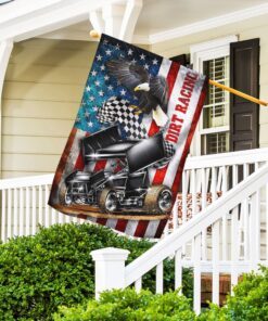 sprint car racing american flag thh3168f 5721
