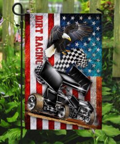 sprint car racing american flag thh3168f 5791